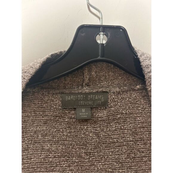 Barefoot dreams gray cardigan sweater size medium - Picture 3 of 3